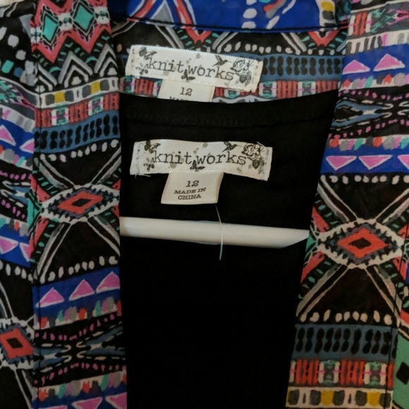 Knitworks tank dress w duster girls 12 - Picture 5 of 8